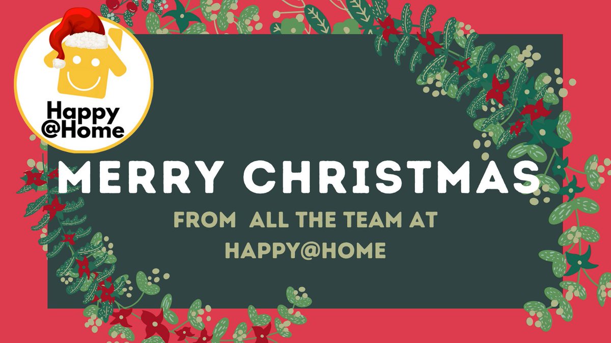 From everyone on the team at Happy@Home we would like to wish all our Volunteers and Beneficiaries a very happy Christmas.