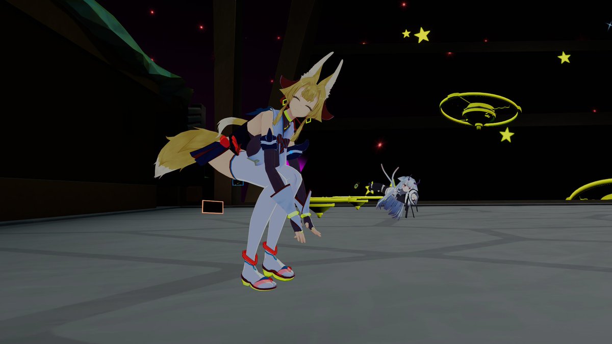 choo_zap's tweet image. #UnityEditor #VRChat #VRC
アバターとリアルの体形が違ってもフルトラ適正率を上げるエディタ拡張を作ってるよ.
(リアル側で)手でつま先を触った時に,手がつま先まで届かないアバターでも(1枚目),
この機能で調整すると,手がつま先に届くようになるよ.(2枚目)
(原理検証段階)