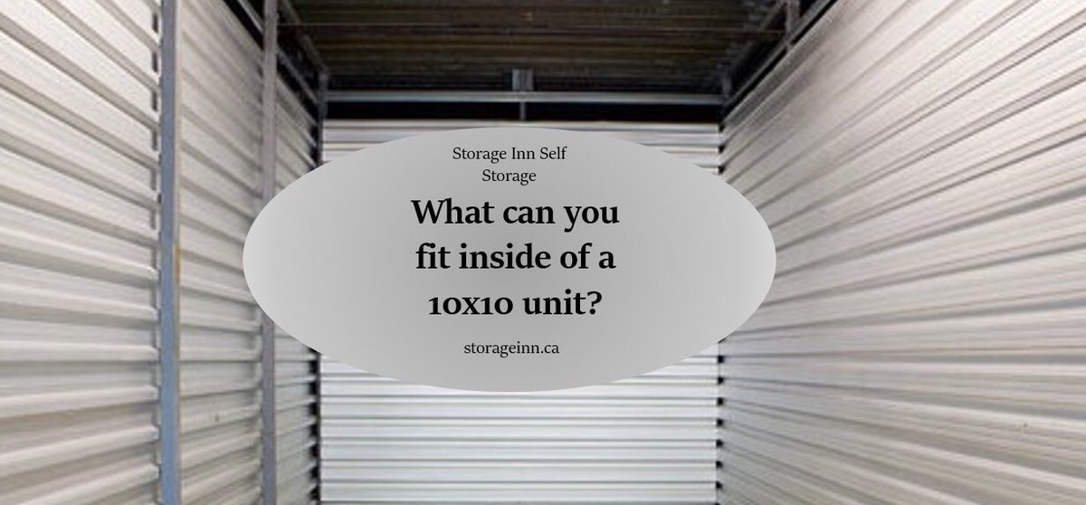 What fits inside our 10x10 storage units? 
With enough space to store  multiple sets of bedroom furniture with room to spare, 10×10 storage units are commonly used to store the contents of a two bedroom apartment.