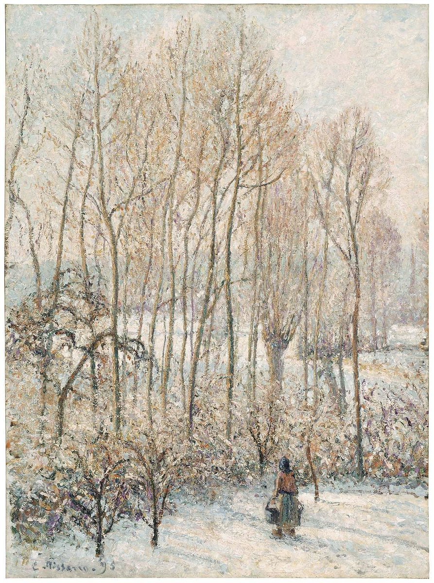 Camille Pissarro, Morning Sunlight on the Snow, Eragny-sur-Epte, 1895