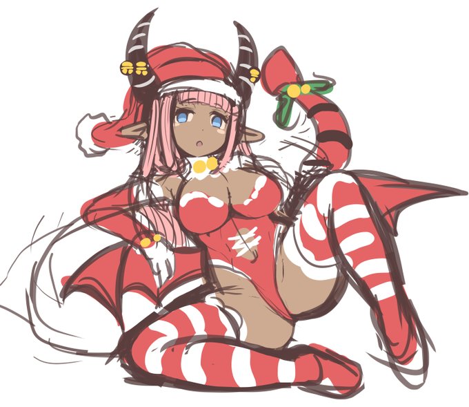 (この人またスケベお股サンタ描いてる………) 