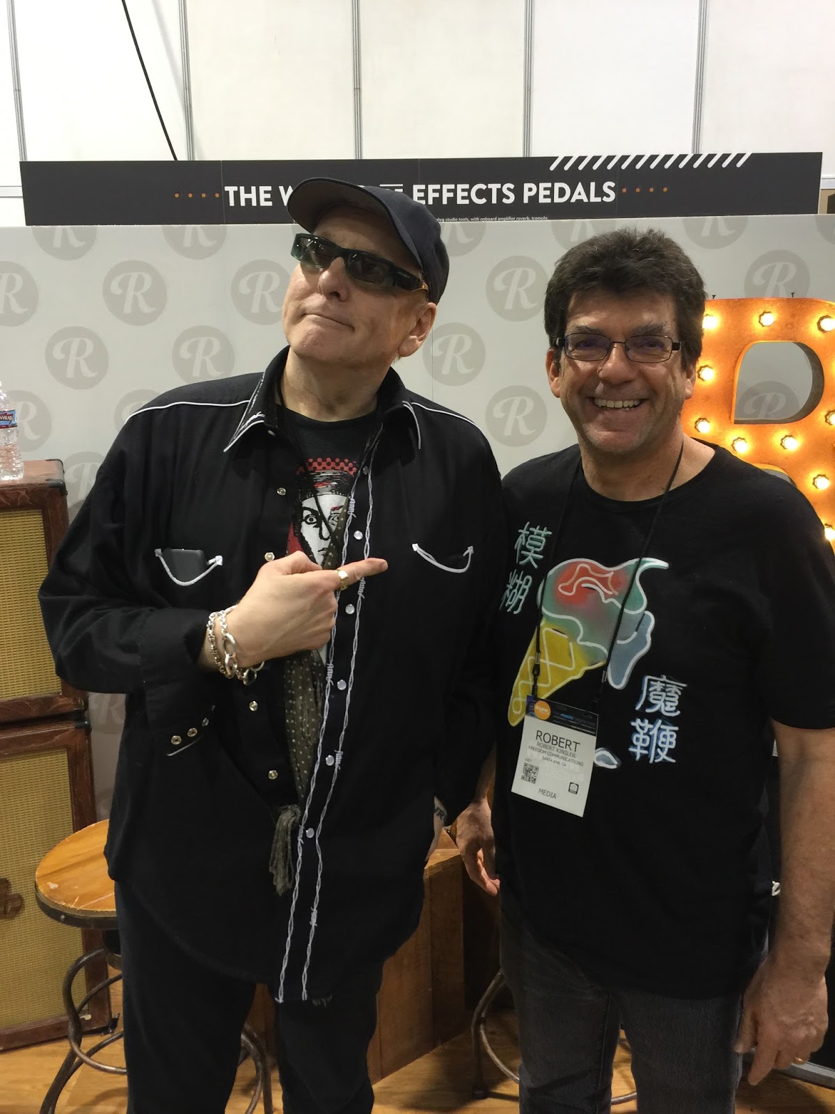  - Happy Birthday to guitar great Rick Nielsen of - he is the cool one in the photo! 