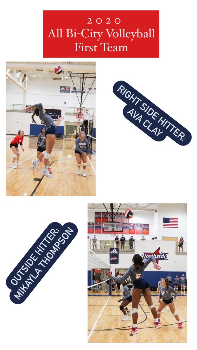 NHS_PatsVB's tweet photo. Congratulations to the Ledger Enquirer’s 2020 All Bi-City Volleyball Selection.
Proud of these young ladies and their huge accomplishments this season! #nhspats @northside_pats https://t.co/yXRapbVmDE
