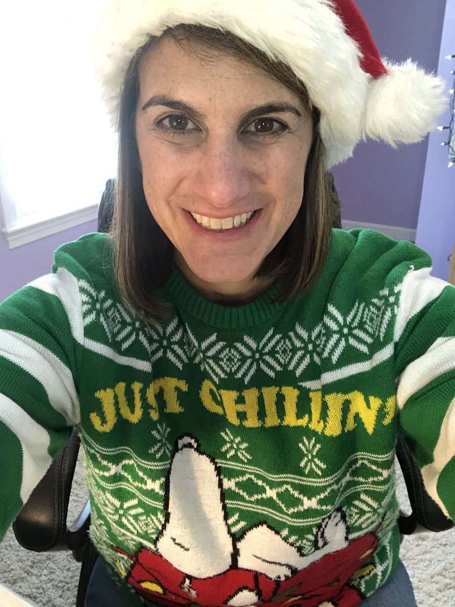 ByrneEbyrne's tweet photo. It’s Ugly Sweater Day!  Happy Holidays! #PESuglysweater2020 https://t.co/KEQ9xWurrN