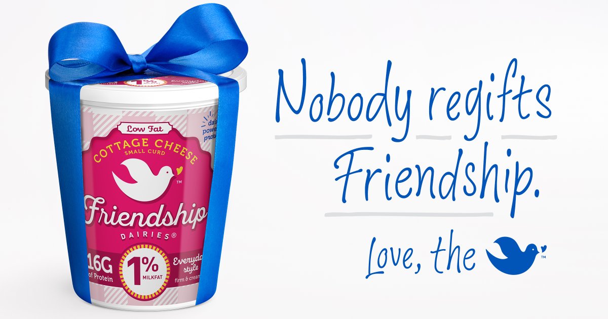 FriendshipDairy's tweet photo. Happy holidays from your friends at Friendship Dairies. https://t.co/UFfe5uKl5m