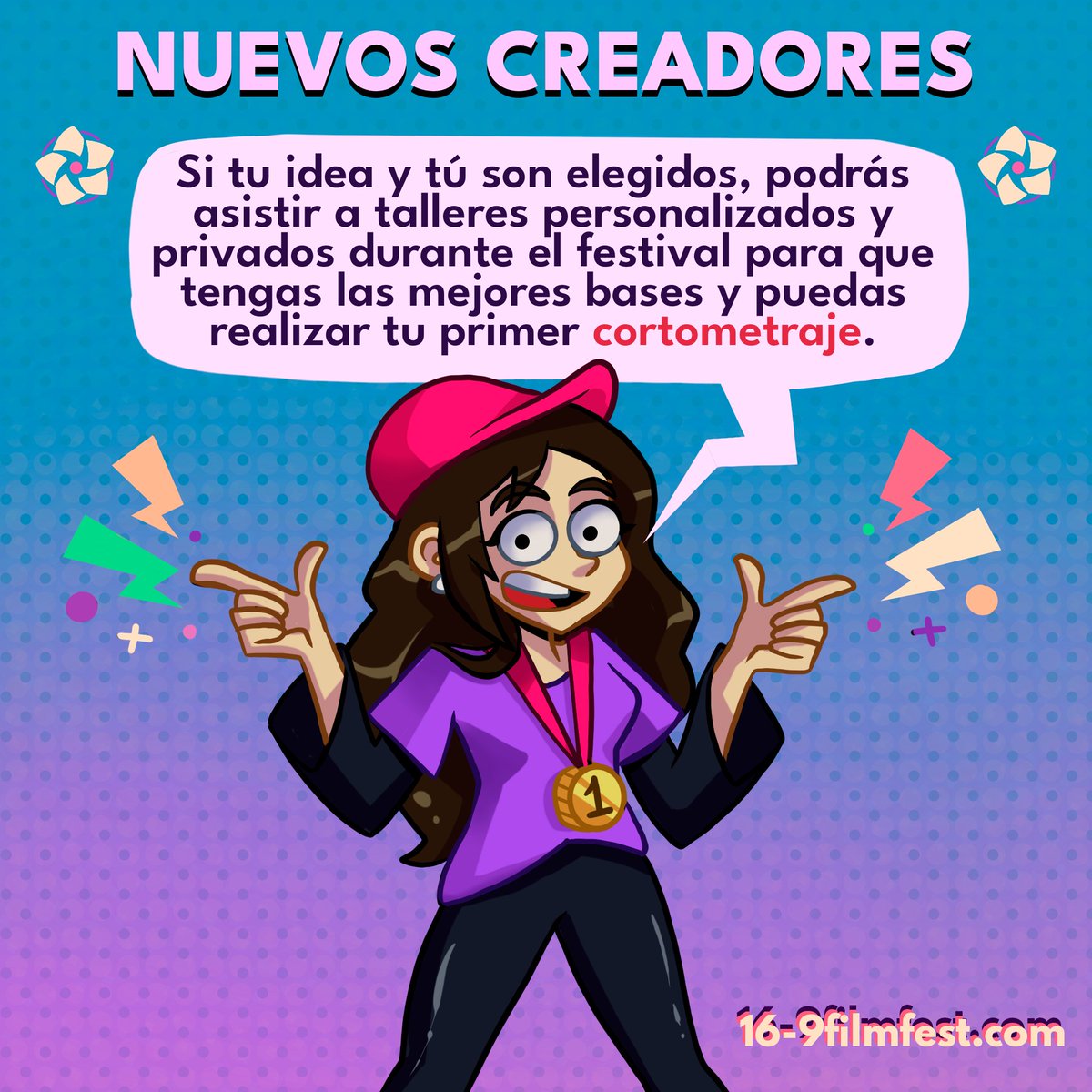 🙌 Tenemos todas nuestras esperanzas puestas en el 2021 y queremos que cada vez existan más #NuevosCreadores. Inscríbete en 👉 16-9filmfest.com/convocatoria/ hasta el 30 de diciembre en esta convocatoria para realizar tu primer cortometraje o recomiéndasela a tus amigos.