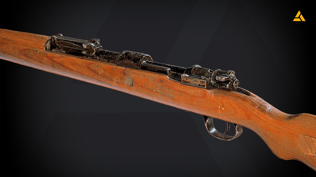 Artzenalcom's tweet photo. Optimized #3DScan of a #Karabiner98k, rifle used by  #Wehrmacht, produced by #Mauser, at Military-historical-museum Pohronský Ruskov

@RealityCapture_ @profoto @NikonEurope @marmosetco @autodesk @Pixologic @Substance3D 
#Army #Military #CulturalHeritage #PBR #Unity  #UnrealEngine https://t.co/4qqEje69iZ