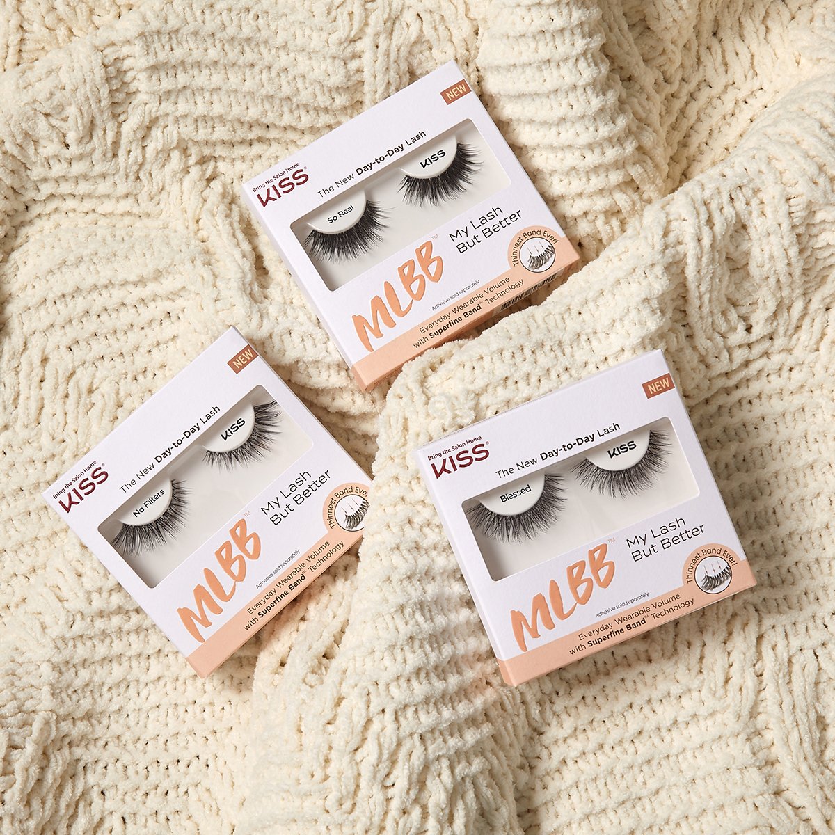 KissProducts's tweet image. The lash designed to look great on everyone comes in 4 styles, which makes them even more wearable. MLBB (My Lash But Better) is now available at CVS &amp;amp; KISSUSA.com, COMING SOON to Walgreens, Walmart, Ulta, &amp;amp; Rite Aid
#MLBBLashes #KISSlashes #kissproducts #cvsbeauty