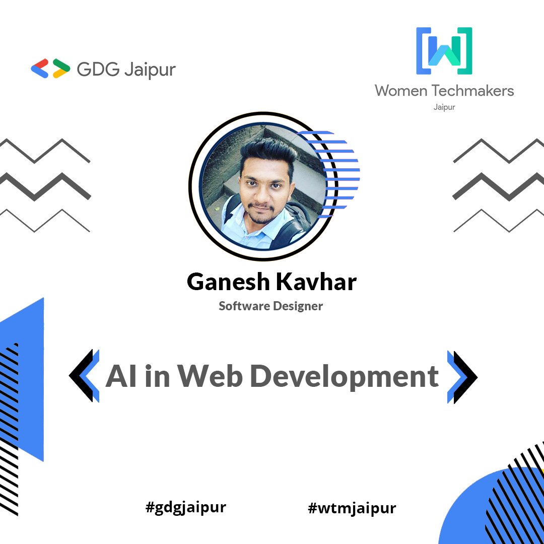 Ever wondered how Artificial Intelligence in web development can be used?

Ganesh Kavhar will tell more about this in his talk! 🥳

To join, RSVP here: gdg.community.dev/e/m622yb/

#DevTalks #gdg #wtm