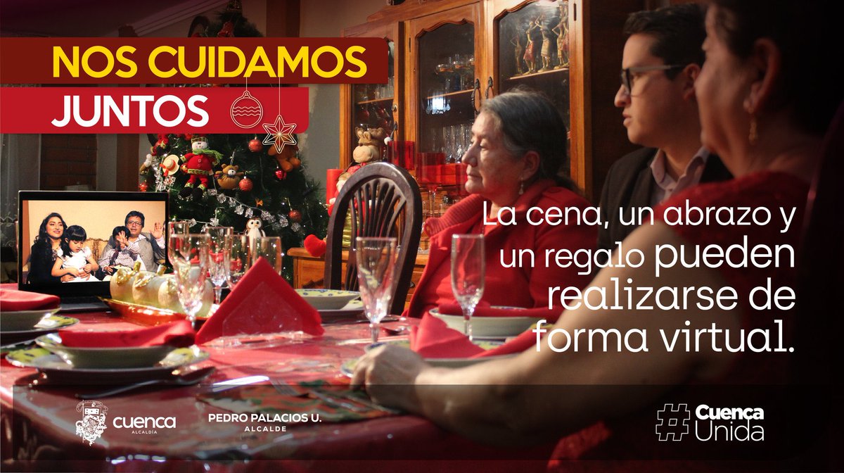 CSC_CUENCA's tweet photo. Siempre esperamos un momento para compartir en familia, pero si has estado expuesto a un posible contagio, evita tener contacto con ellos en estas fiestas.
#CuencaUnida #NosCuidamosJuntos https://t.co/NzQOZsOTRS