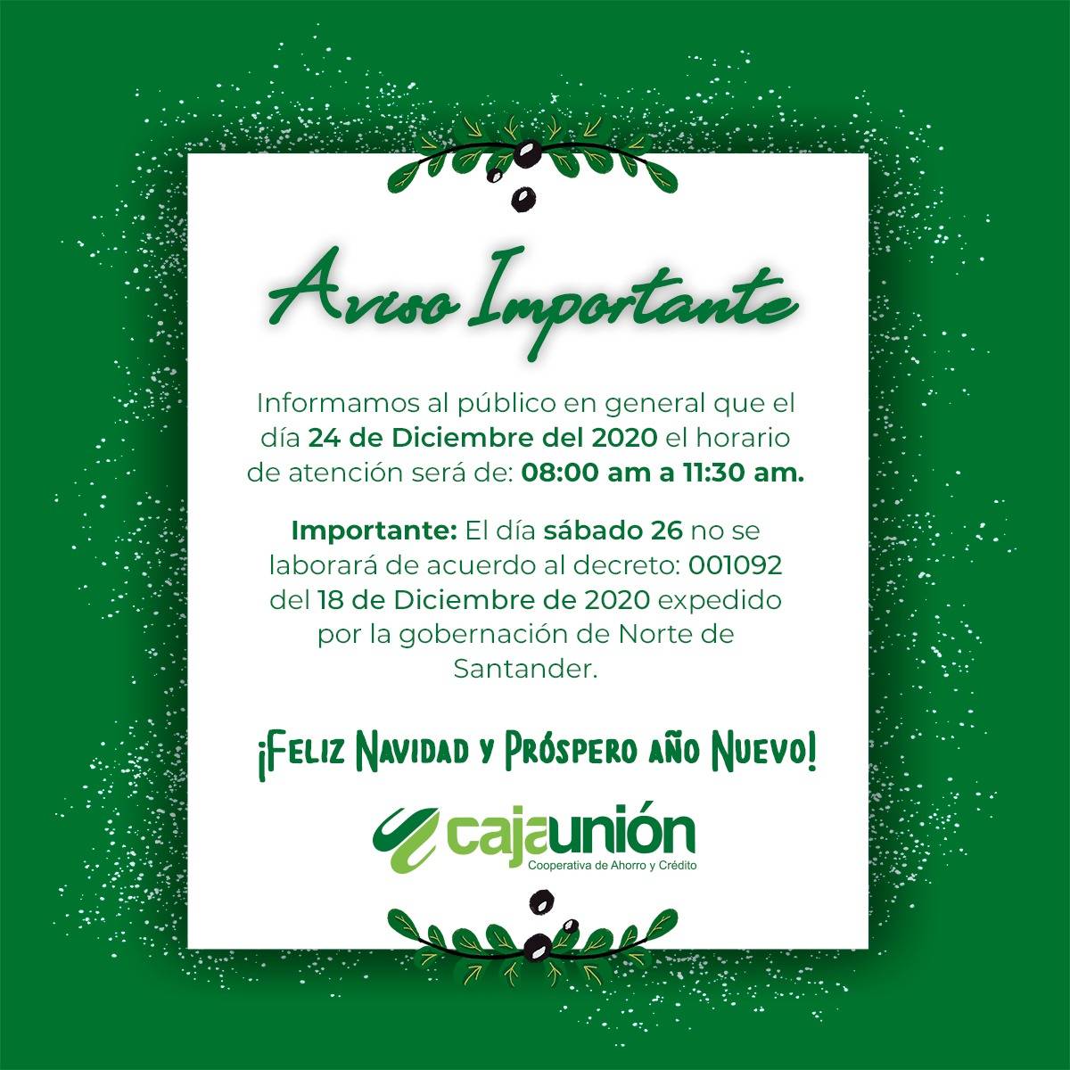 MiCajaUnion's tweet photo. Información Importante para todos Nuestros clientes y Visitantes. 👇

https://t.co/D3DgXukvlI
📞 572 0155 - 583 8374.
Whatsapp: 350 2750797
➡ Calle 11 # 1-93 Centro - Cúcuta https://t.co/ghFXRL4d65
