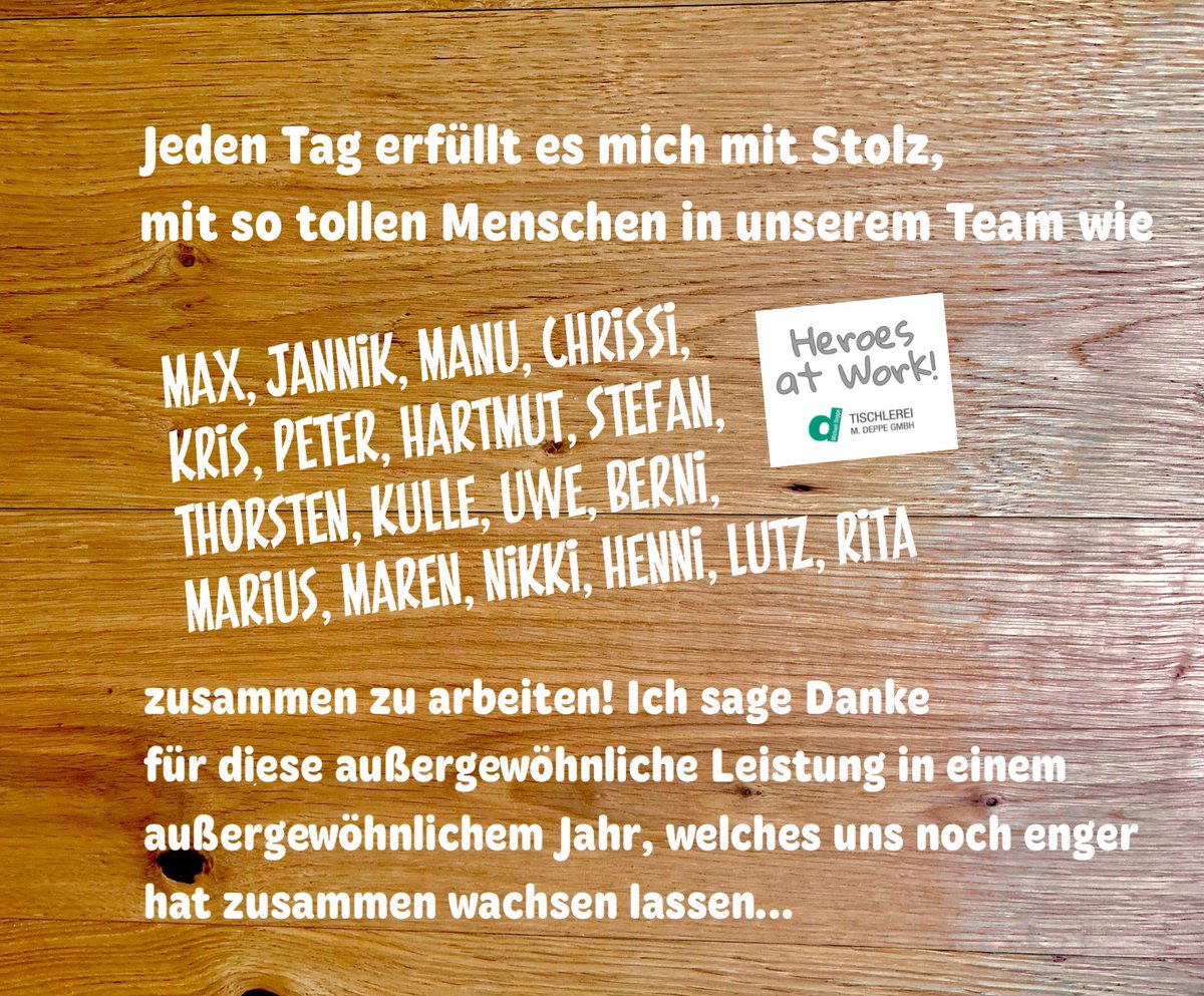michael_deppe's tweet photo. Closed for new Energy!
Wir genießen jetzt erst mal das Weihnachtsfest und ein paar freie Tage, um die Akkus aufzuladen und uns natürlich auch im Lockdown zu schützen. Auf diesem Wege sage ich Danke an mein Team für diese außergewöhnliche Leistung in einem außergewöhnlichen Jahr! https://t.co/rEMs2joLfK