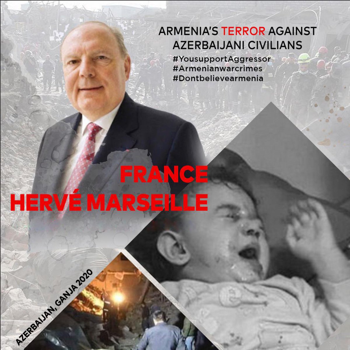 esyma_'s tweet photo. Armenia occupied Azerbaijani lands &amp; drove 1 million people out of their homes. Azerbaijan liberated its internationally recognized territories and restored the rights of about a million IDPs and refugees. By supporting Armenia #YousupportAggressor. #armenianwarcrimes https://t.co/BW9Tl1Wk5t