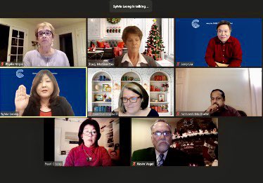 Honored to be sworn in for my second term last week at our board meeting by <a href="/FHDAintl/">Foothill + De Anza Colleges</a> Board President Pearl Cheng. Incredibly thankful and excited to continue my service to the district for another four years. Thank you everyone for your support!