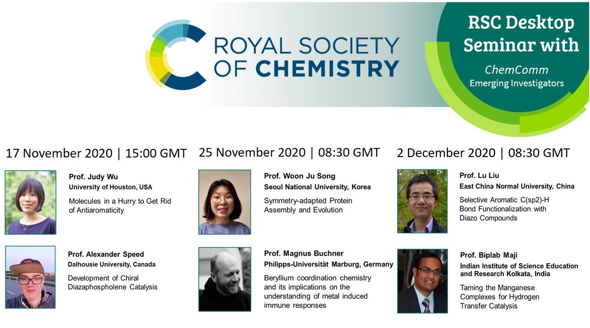 ChemCommun's tweet photo. Despite many event cancellations, we were delighted by the outcome of our Desktop Seminars. This expanded access for researchers around the world looking to connect to some of the leading minds in the chemical sciences. Stay tuned for 2021. 

#ChemCommHighlights2020 ✨ https://t.co/yZf6HEhSp3