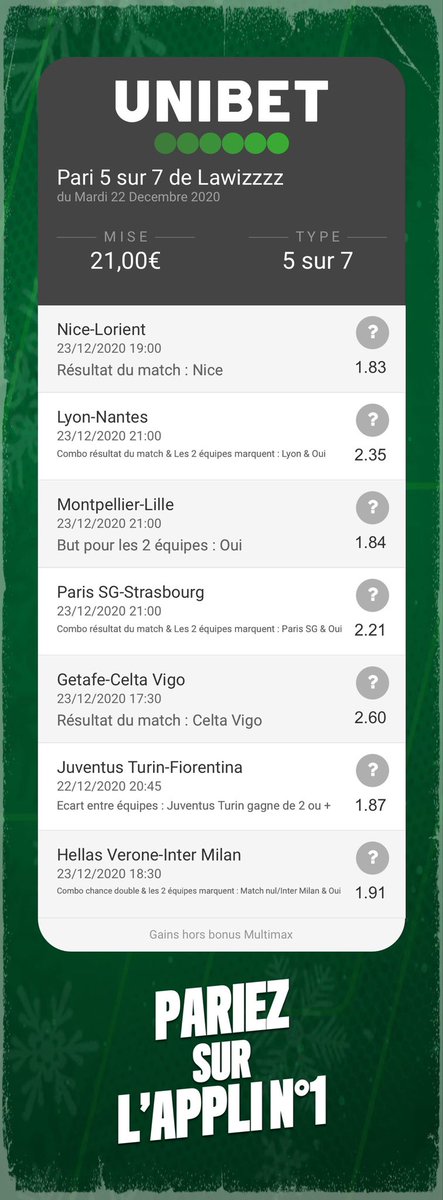 Lawizzzz's tweet photo. Combos ⚽️ sur auj et demain :
1) 8 matchs #MTLM CT 23
2) système 5/7
3) système 3/5 N
4) système 4/7 N
J partage pour pas de regrets mais mollo sur les mises suis pas en forme, et les bets 1N2 sont hard en ce moment.
J vois bcp de N pour cette dernière journée
#TeamParieur https://t.co/y4vbFbwIrE