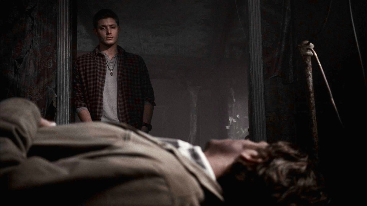 dean watching his dead brother for god knows how long and getting mad at the “suggestion” of burying his corpse