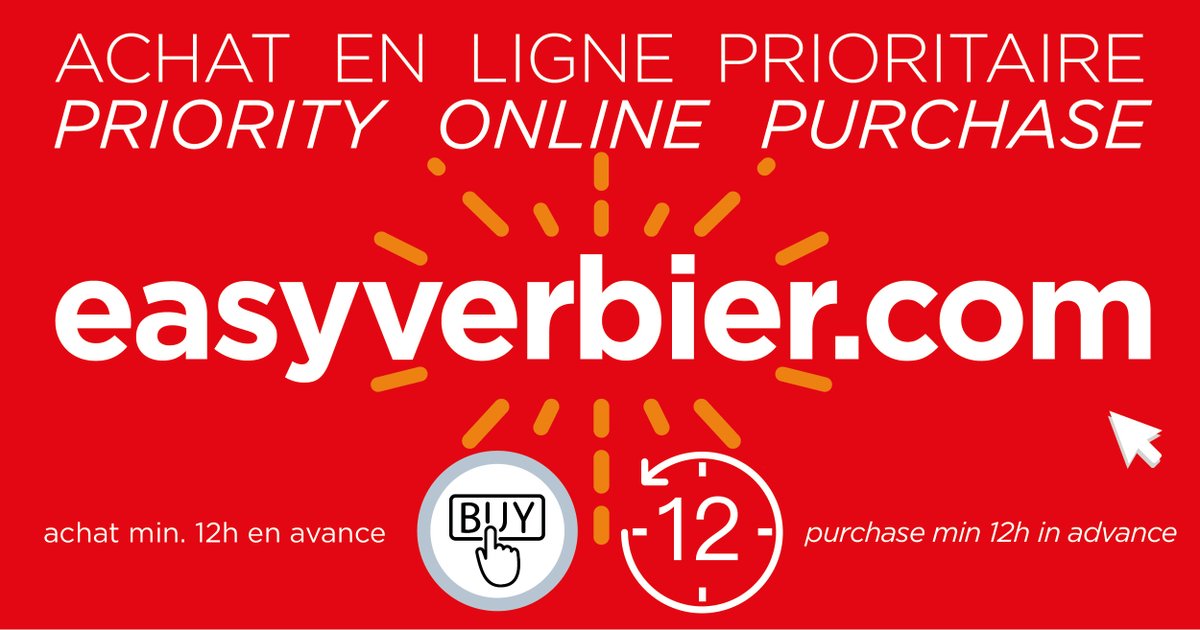 INFORMATION IMPORTANTE ⚠️

Priorité à la vente en ligne !

Afin de garantir votre accès sur le domaine, nous vous conseillons fortement d'acheter votre forfait en ligne et à l'avance!