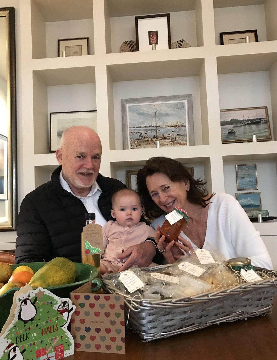 ThomsonFiji's tweet photo. Christmas gift of home-cooked treats from a Fijian friend. Vinaka! Our granddaughter Rose has been the light of our lives during London’s year of Lockdowns. She demands a carbon neutral world by 2050. Our prayers are with families in Fiji who lost homes in last week’s hurricane. https://t.co/5zUltPId2H