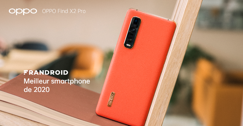 OPPOFrance's tweet photo. ALORS LÀ ! Notre #OPPOFindX2Pro est élu meilleur smartphone de 2020 par la rédaction de @Frandroid 🔥 La fierté est présente.