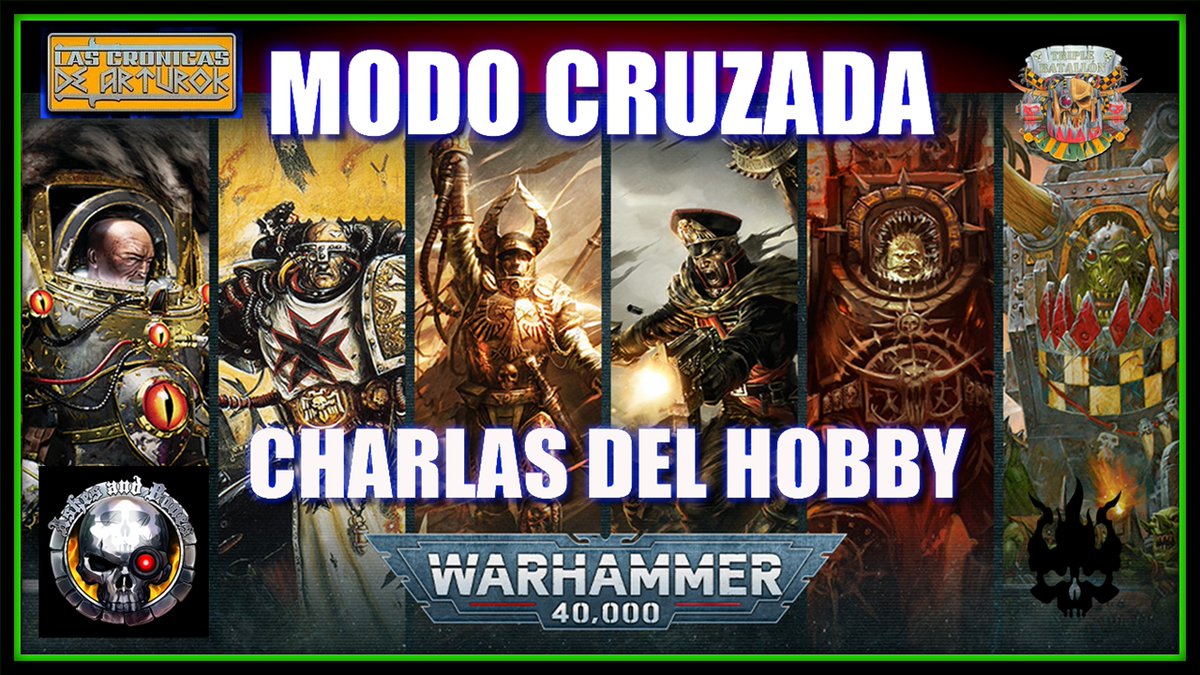 Israel_HA's tweet image. MODO CRUZADA Warhammer 40K VISTAZO GENERAL - Charlas del Hobby youtu.be/CIeJUXLrm5A a través de @YouTube #warhammer40k #40k #wh40k esta noche directo!