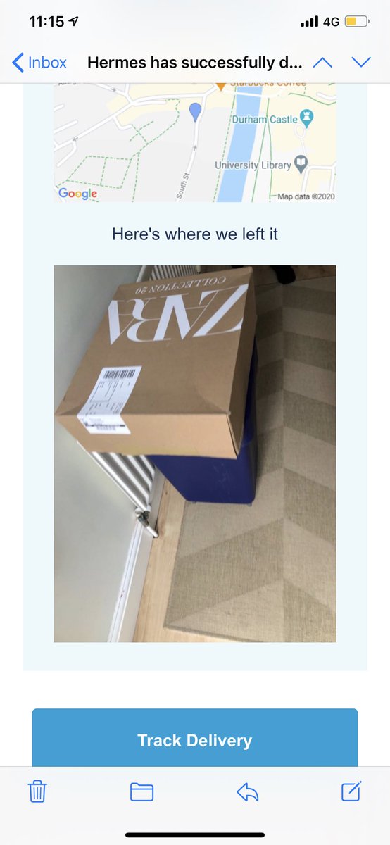 march_beth's tweet photo. @Miss_Delahoyde @JDWFashion @Hermesparcels Not my house. No neighbours got it? Any idea which number it was taken too? Forth time this month https://t.co/J64Zx1AAje