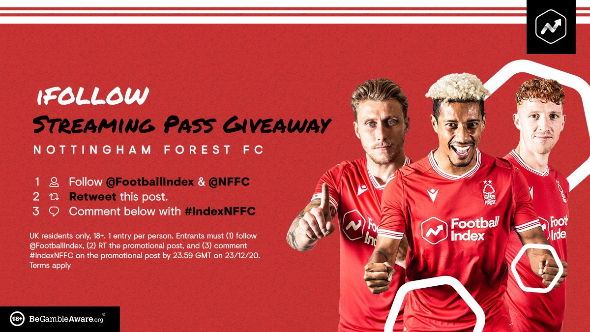 NFFC's tweet photo. 𝗕𝗼𝘅𝗶𝗻𝗴 𝗗𝗮𝘆 𝘃𝗶𝗲𝘄𝗶𝗻𝗴 📺

Our partners @FootballIndex are giving away 8⃣ iFollow passes to watch the game against @BCFC 🔴

𝗧𝗼 𝗲𝗻𝘁𝗲𝗿:

✅ Follow @FootballIndex &amp; @NFFC
🔁 RT this tweet
💬 Reply with #IndexNFFC

T&amp;Cs: https://t.co/b5uPUiFbFc #NFFC https://t.co/6OYIT5M3Nh