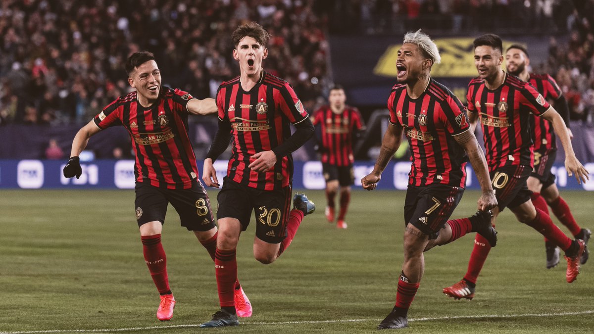 ATLUTD's tweet photo. First @MLS Goal of the Year ‼️

RT and follow to win a signed @EmersonHyndman goal celebration photo! https://t.co/juib7HNBc8