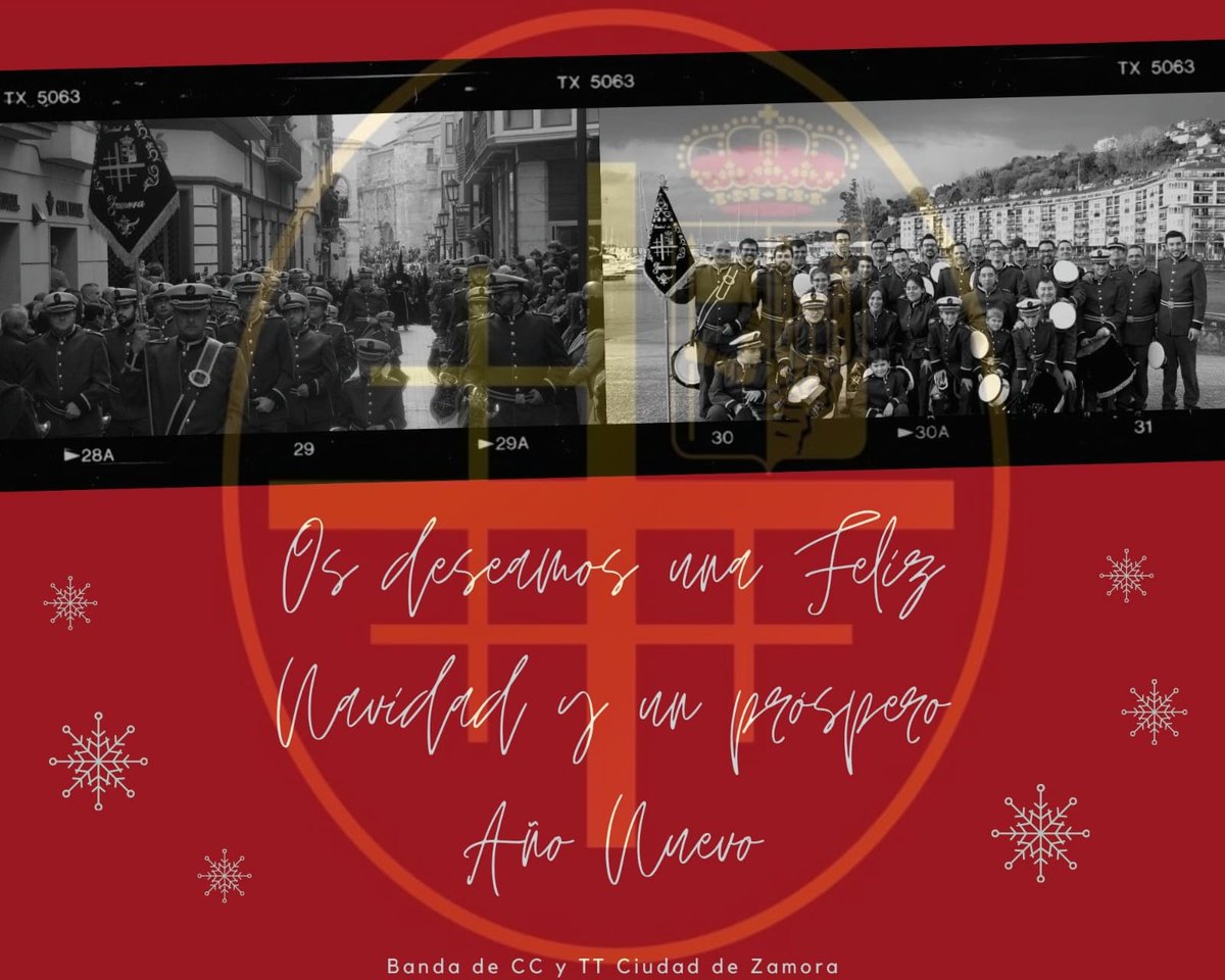 Amigos! Qué no se acabe el día sin que compartamos con vosotros nuestros mejores deseos: FELICIDAD y mucha SALUD!!! 
✨🎄☃️🎀 #Navidad2020
#BandadeCCyTTciudaddeZamora 📯🥁