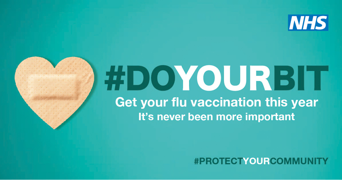 LLW_Sunderland's tweet photo. It’s never been more important to have a flu vaccine this year.

Wherever you receive your flu vaccine, staff will be following strict infection control measures and wearing PPE.

#DoYourBit by wearing a face covering too Face with medical mask 😷

https://t.co/LpnqfDtshy https://t.co/WXfn09Pm7R