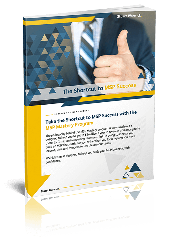 Are you looking for a post-Covid plan for your MSP business? 2020 has been tough for many businesses, but the MSPs I’ve been working with have still been experiencing growth. 

Find out how by downloading the guide to the MSP Mastery program:  buff.ly/3lPQIVi

#MSPMastery