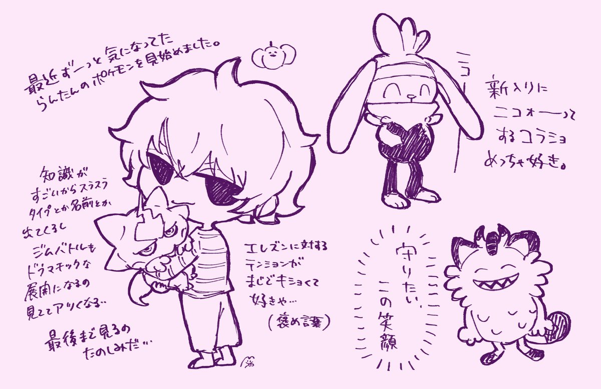 ナカのイラストたち Min T ミント