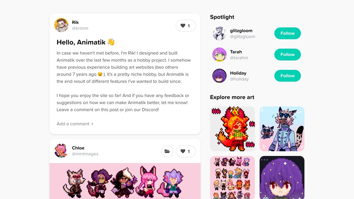 Animatik tweet media