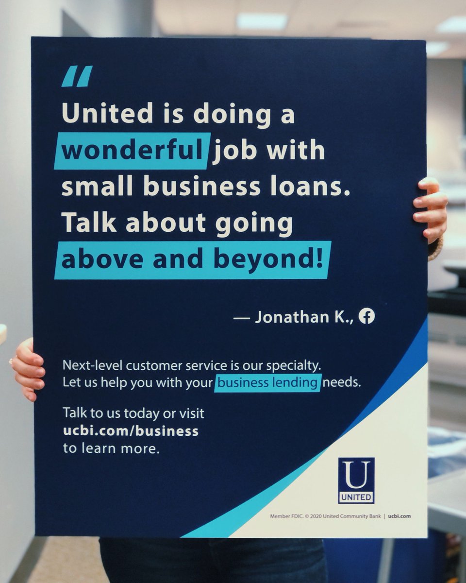 crawfordagncy's tweet photo. #CrawfordClient @ucbi did an outstanding job serving their customers through 2020. We wanted to showcase that in our "A Few Good Words" campaign, highlighting customer testimonials and encouraging words. https://t.co/czcbz1mICc