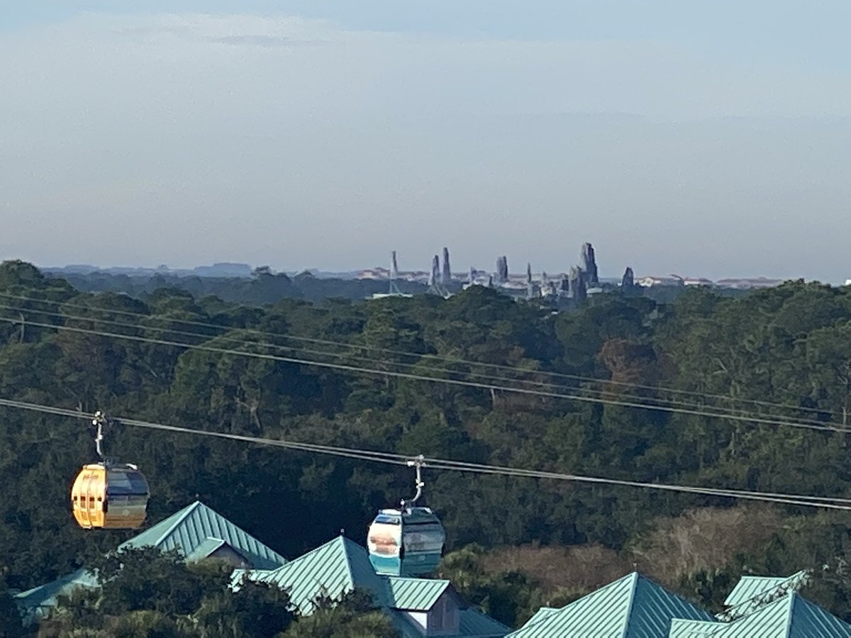 ReviewsRage's tweet photo. When you can see Galaxy’s Edge from your balcony, but can’t visit til tomorrow. https://t.co/n5L7Dhr1rf