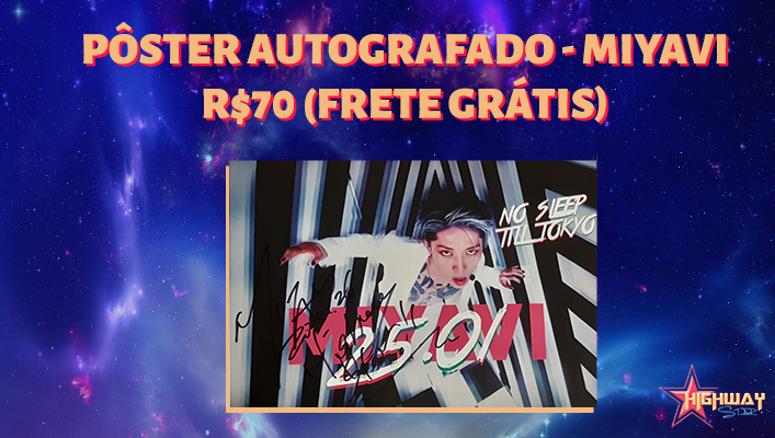 followhwstar's tweet photo. Compre a sua lembrança favorita do show do MIYAVI aqui:
https://t.co/q6aYBFRaPw
#HighwaySTORE https://t.co/y9uVUReDfC