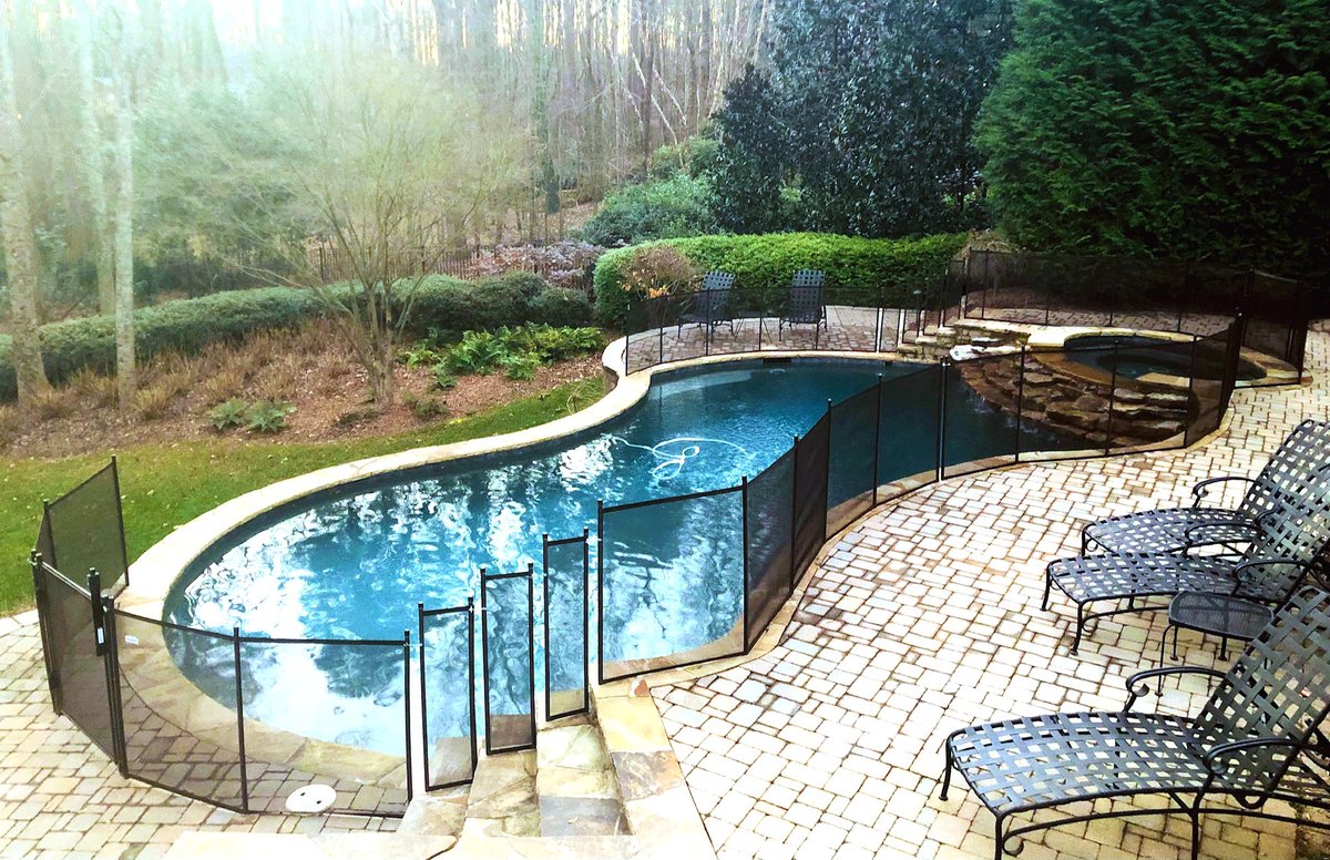 Another pool “Baby Safe” in Roswell, GA. The dark brown fence was the perfect safety solution for their 3 and 5 year olds and poodle! 😄
Get a free quote today at protectachild.com/products/pool-…
#protectachildpoolfence #poolfence #beautifulpools #watersafety #childsafety