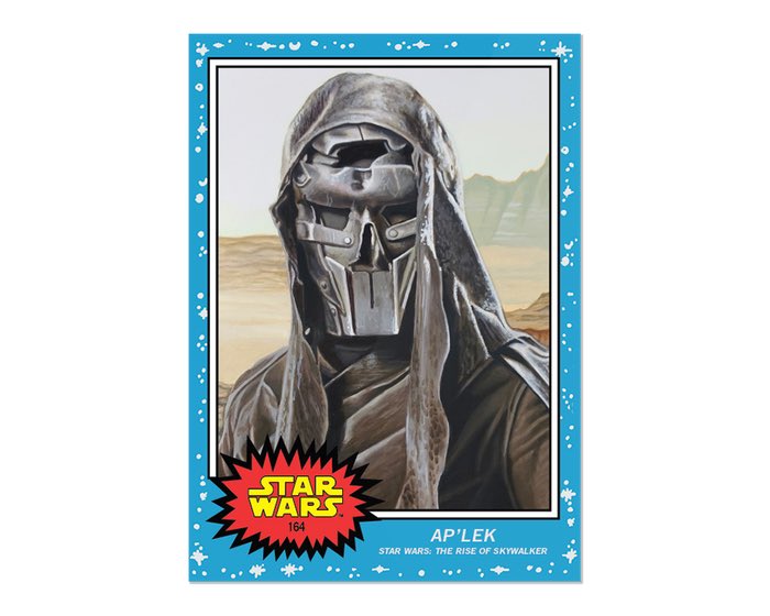 rebelbasecard's tweet photo. Even with the holiday hustle & bustle, @roguetrader58 has produced 2 more amazing cards for #TheLivingSet for @topps with this stunning Iden Versio from #Battlefront2 as voiced by @Janina and a stellar Ap’lek from #TheRiseofSkywalker played by @lukazleong - cards 163-164 out now. https://t.co/A6bzk9VFli