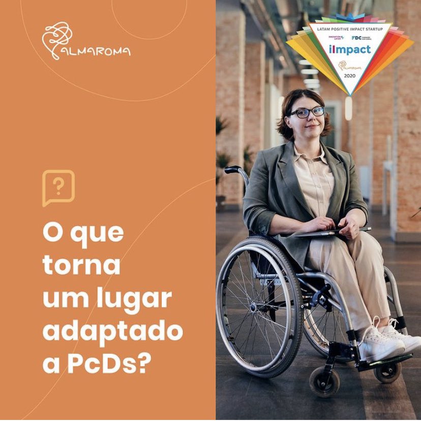 Cheffigueiredo's tweet photo. O que torna um lugar adaptado a pessoas com dificuldade de mobilidade?
⠀
#AlmaromaInclusive #Almaroma #PcD #acessibilidade #pessoacomdeficiencia #direito #inclusao #pcdbrasil #diversidade #inclusaosocial #braile https://t.co/vl7Zc8cOA4