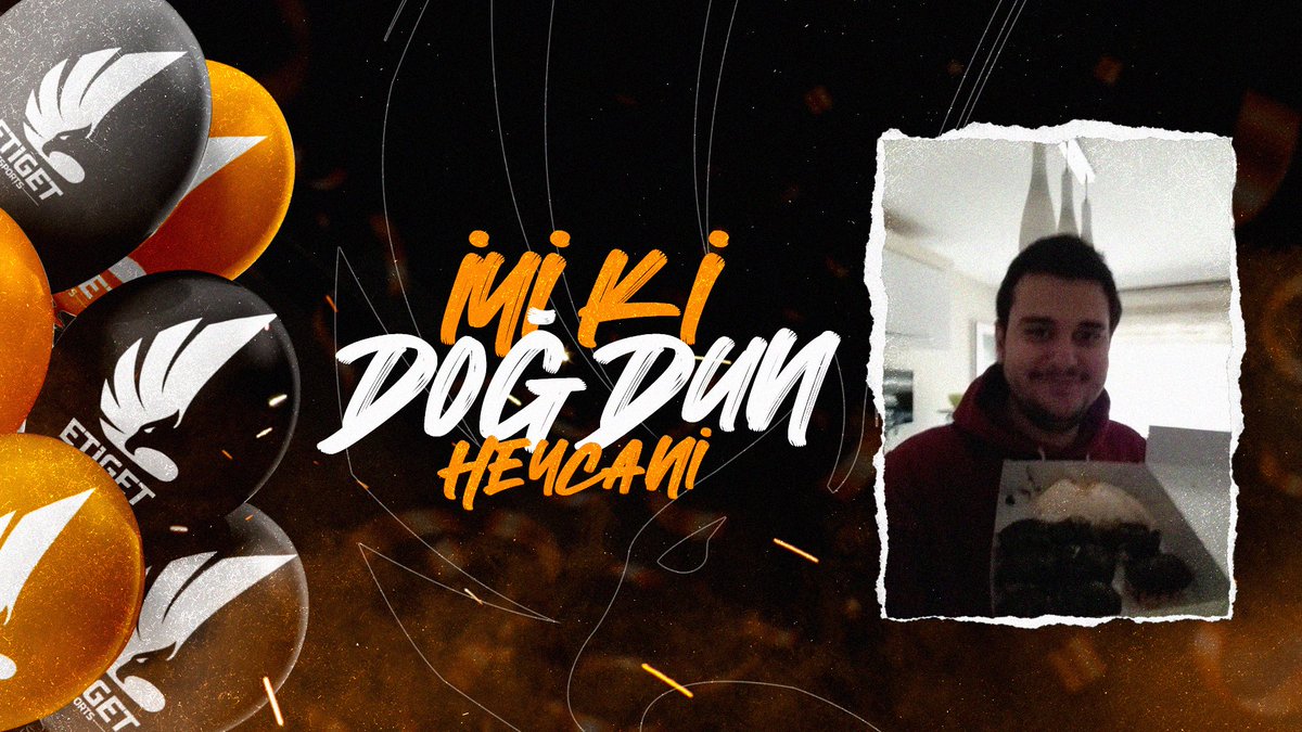 🎂 Doğum günün kutlu olsun Can!

Bugün, Sabotaj takım oyuncumuz Can "HeyCani" Saran'ın doğum günü. Sevdikleriyle mutlu bir yaş geçirmesi dileğimizle, nice mutlu yıllara Can.

#EZ4ETG