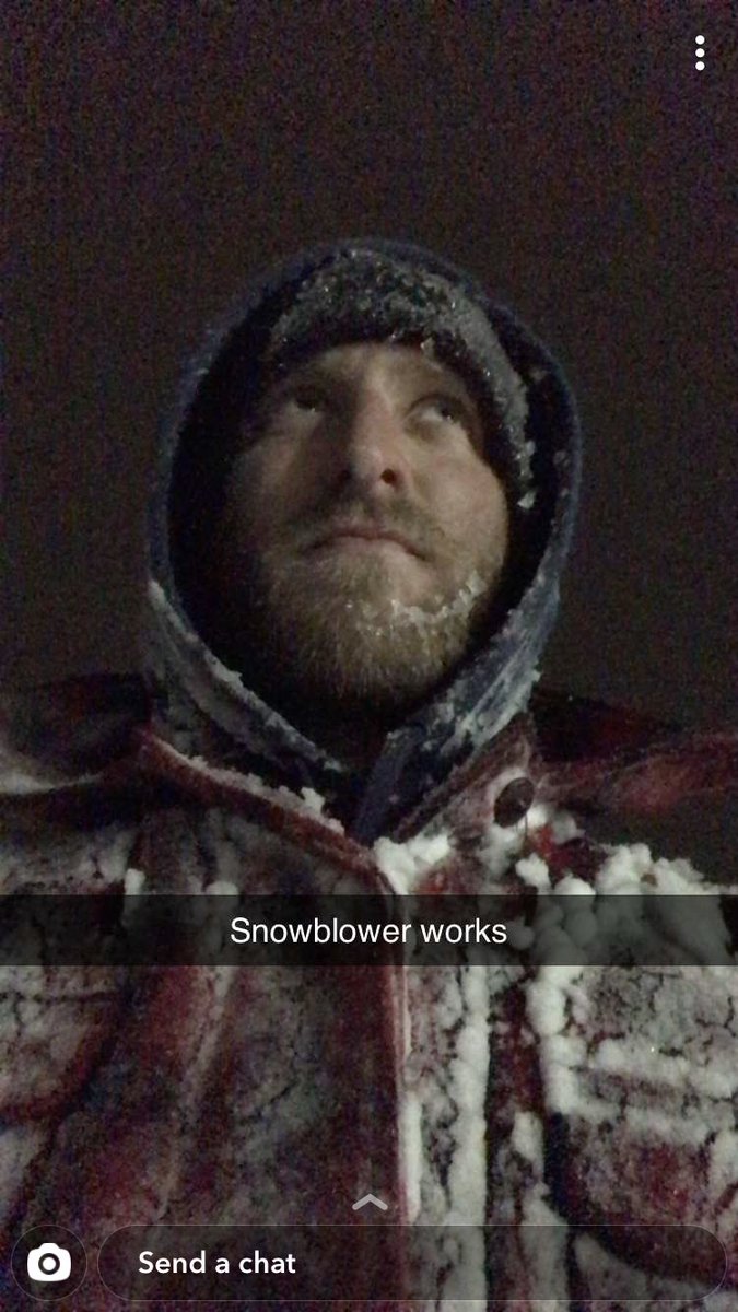 BeakNBeans's tweet photo. Snow? Lol. Vacuum that shit up with my honker 3 times a day. Storm was a fucking bitch! #snow #blower #single https://t.co/chUJDEpBqK