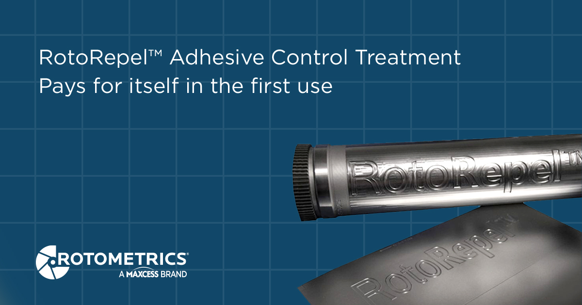 Save time and money with RotoRepel Adhesive Control Treatment. Our award-winning die treatment makes it easier to get the job done. By minimizing missing labels and making die care a breeze, you can keep your press lights green without worry. fal.cn/3coim