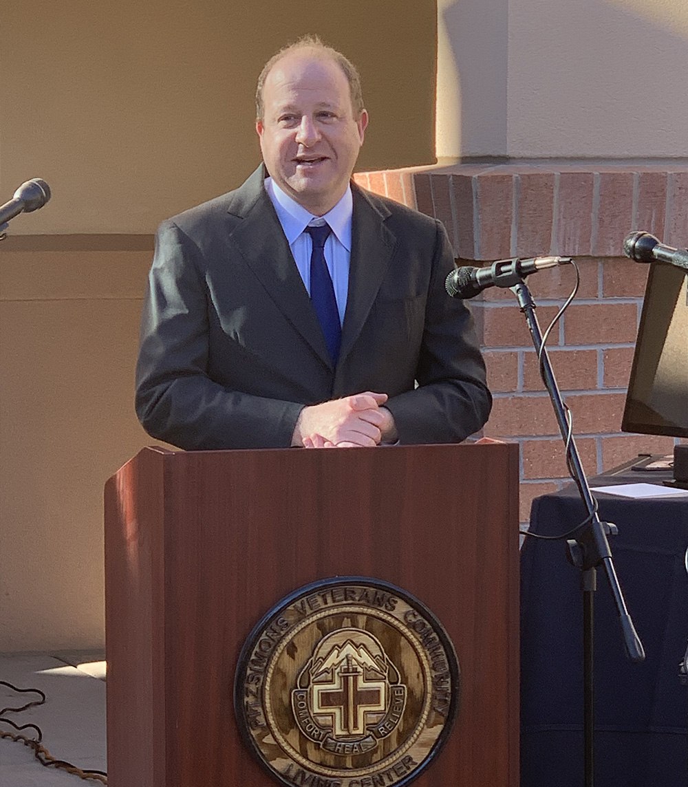 ExecDirCDHS's tweet image. Today has been a long time coming. I am so grateful that we have now begun giving the COVID-19 vaccine to the heroes who live at Colorado's veterans homes. Thanks to veterans' families and @GovofCO for joining us at Fitzsimons Veterans Living Center for this momentous occasion.