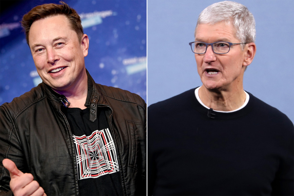 Elon Musk says he once tried to get Apple CEO Tim Cook to buy Tesla