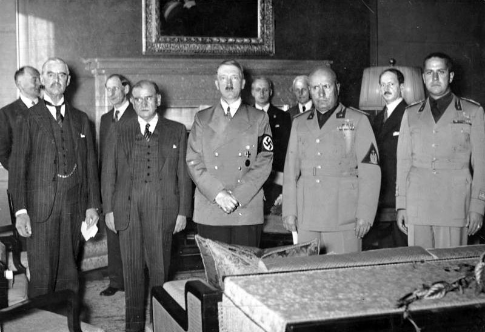 3.British Prime Minister Neville Chamberlain had secured Hitler’s promise of “peace for our time” with the signing of the Munich Agreement, but Czechoslovakia would fall to Nazi Germany soon thereafter.