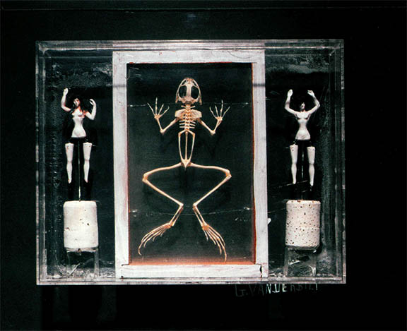Gloria Vanderbilt a construit un certain nombre d'œuvres d'art auxquelles elle a donné le nom de «Dream Boxes». Ces dernières "racontent un récit complexe de notre époque". Je vous laisse juger...