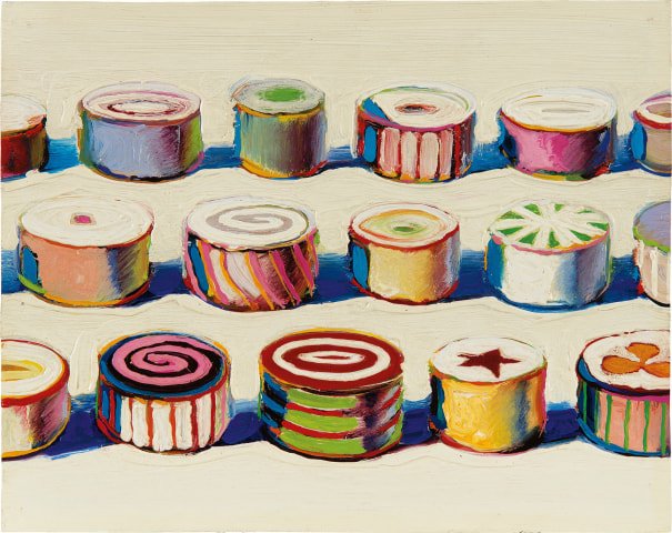 nancypoloart's tweet photo. Today's #tiny fantasy was brought to me via #waynethiebaud #cupcakes #chocolatetruffle #lollypops and #icecreamcones Oh My!
#putzhouses #fantasyart #gingerbreadworkshop #artiststowatch https://t.co/visZf1yrny