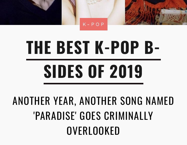 Chronosaurus was ranked #8 in 2019 on MTV’s Best K-pop B-Sides list