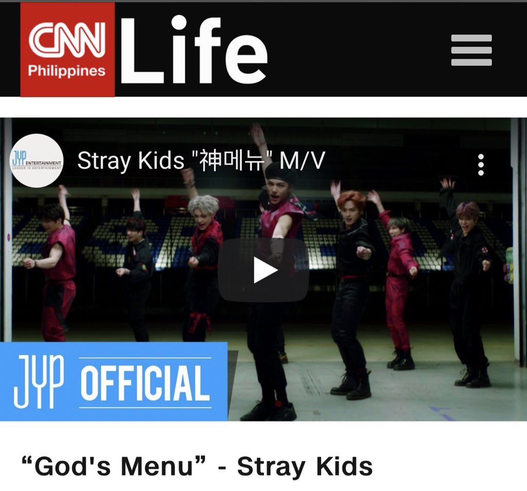 God’s Menu on CNN Life Philippine’s Best K-pop Songs pf 2020