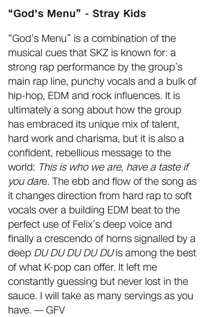 God’s Menu on CNN Life Philippine’s Best K-pop Songs pf 2020